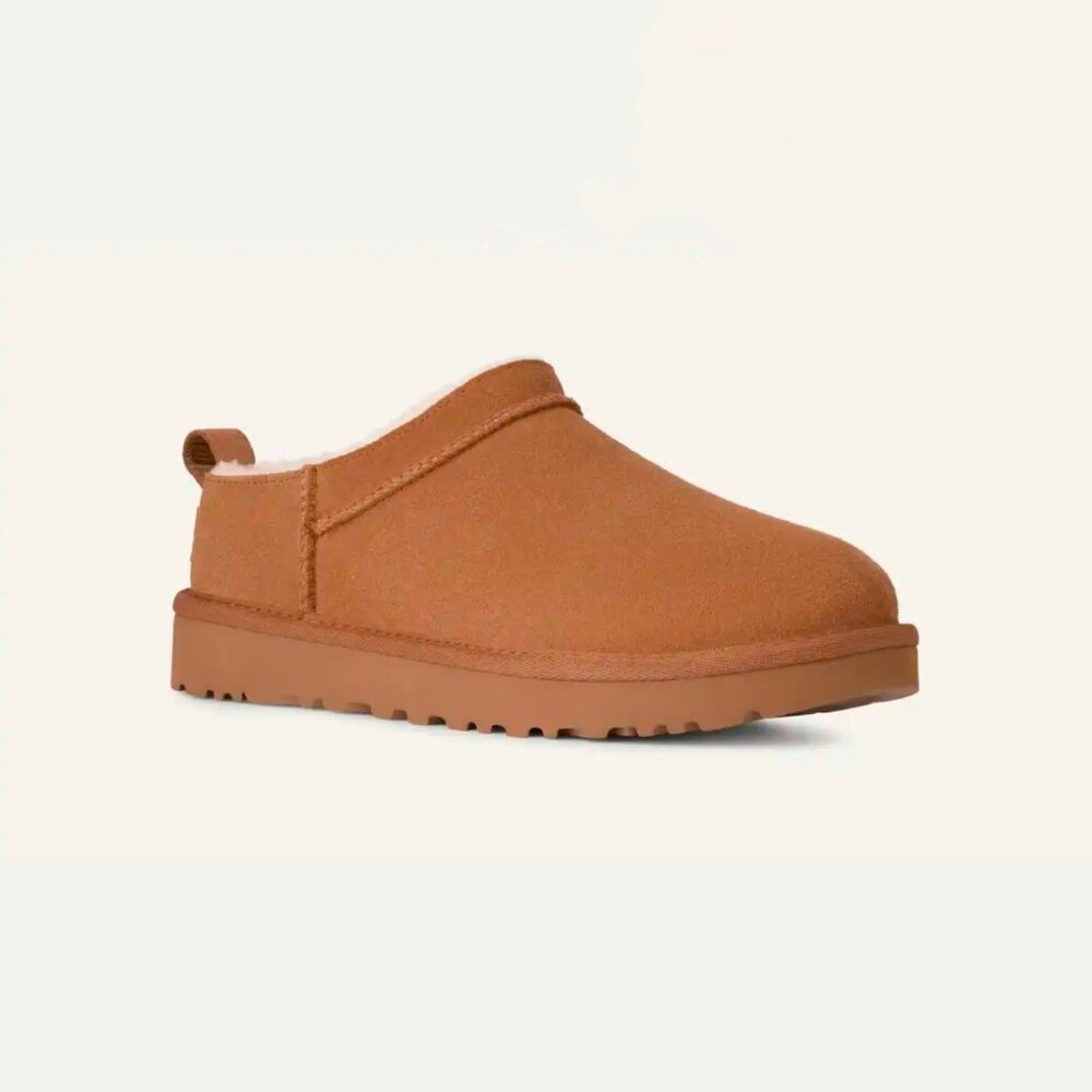 New UGG Classic Micro in Chestnut